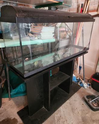 acquario   con pompa tetra 100x30x40