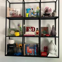 Libreria a muro in ferro