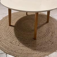 Tavolino tondo bianco d80