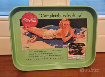 Vassoio collezione vintage originale Coca Cola