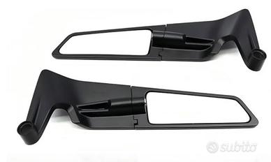 Coppia specchi retrovisori ad ala di gabbiano