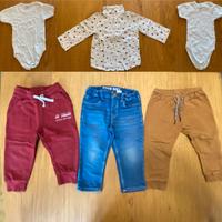 Set completo vestiti autunno bambino 18 mesi
