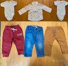 Set completo vestiti autunno bambino 18 mesi