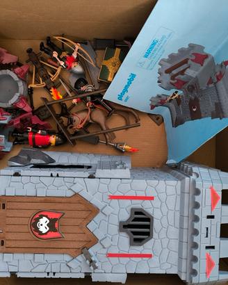 set Playmobil 6697 castello trasportato a valigia 