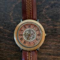 orologio in legno