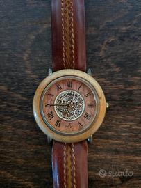 orologio in legno