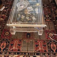 tavolo salotto plexi e vetro