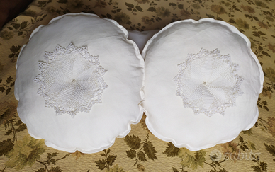 Cuscini in lino fatti a mano