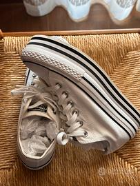 Converse All Star Platform bianche
