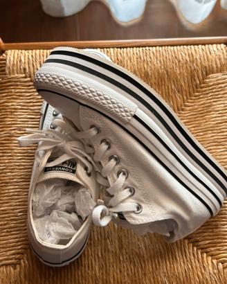 Converse All Star Platform bianche
