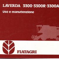 Manuale di uso e manutenzione per Laverda 3300