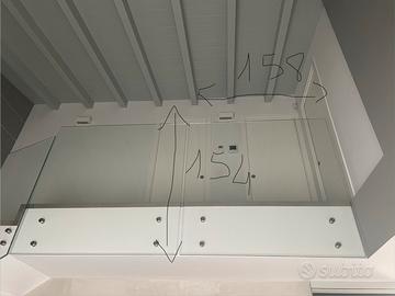 N. 2 vetri temperati doppi