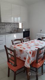 Appartamento trivano in villa con box auto