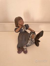 Statuina Elfos in ceramica