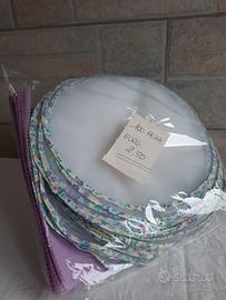 Tulle Bianco e Lilla