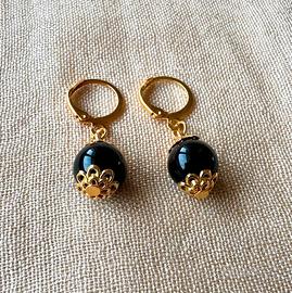 Orecchini cerchio pendente su coccu kokku sardegna