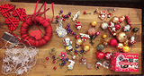 Albero e decori natalizi vintage