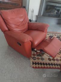Poltrone in pelle divani&divani