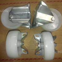 Ruote fisse in teflon