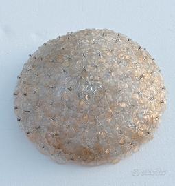 Lampadario/plafoniera in vetro di Murano coll
