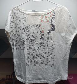 Maglietta spalla scoperta