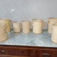 lotto Capase brocche vasi pugliesi in terracotta a