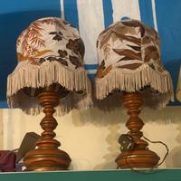 Coppia abat-jour stile country