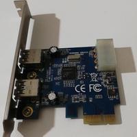 Scheda 2 porte USB 3.0 aggiuntive PCI