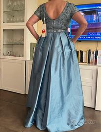 Vestito da cerimonia, azzurro