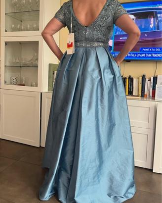 Vestito da cerimonia, azzurro