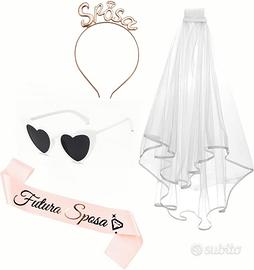 Addio al Nubilato - 4 Pezzi Set di Bride - Sposa