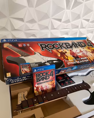 Rock Band PlayStation 4 con Chitarra e gioco PS4