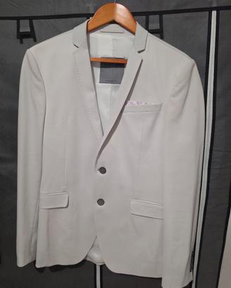 blazer zara branco masculino taglia 46eu