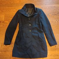 Cappotto blu lana Benetton