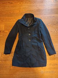 Cappotto blu lana Benetton