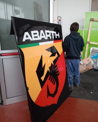 Pannello Insegna ABARTH in Plexiglass - Grande For