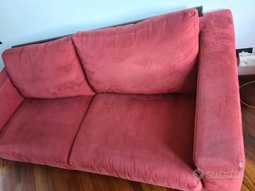 Divano letto Natuzzi rosso