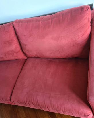 Divano letto Natuzzi rosso