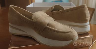 mocassini donna camoscio taglia 38