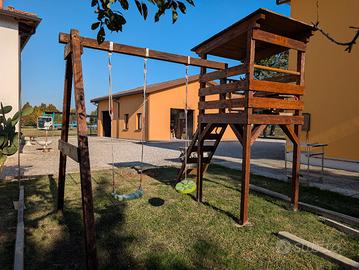 Torretta scivolo altalena