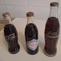 3 bottiglie vintage Coca cola