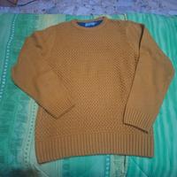 maglione color giallo senape