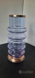 Vaso Murano con finiture in argento 