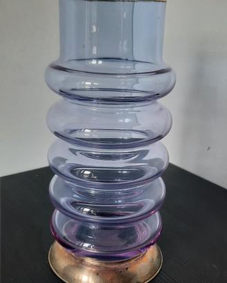 Vaso Murano con finiture in argento 