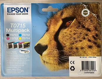 NUOVE MAI APERTE Cartucce Epson T0715 ghepardo