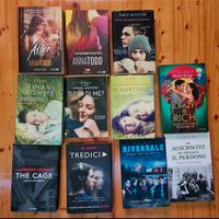 Libri per ragazzi romantici/ gialli € 6 a 9 cad.