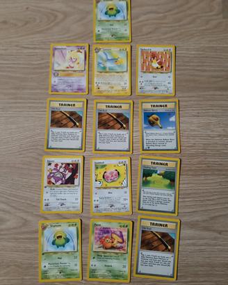 Lotto 13 carte Pokemon neo Revelation 