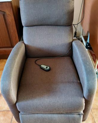 Poltrona Elettrica Enrico Coveri in Tessuto