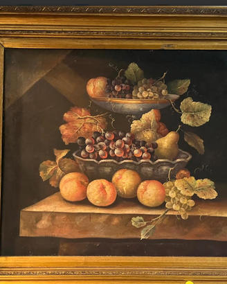 RAROdipintoNATURAmortaFRUTTAstileITALIANOXVIIIsec.