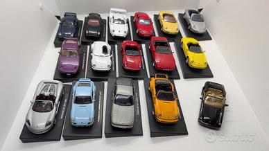 Modellini Porsche 1:43 con basetta singoli o lotto